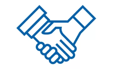 Shaking hands icon