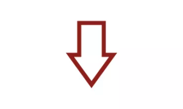 Icon of an arrow going down
