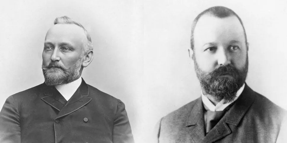 The chemical company Kern & Sandoz is founded in Basel, Switzerland in 1886 by Dr. Alfred Kern (1850-1893) and Edouard Sandoz (1853-1928). The first dyes produced are alizarin blue and auramine.